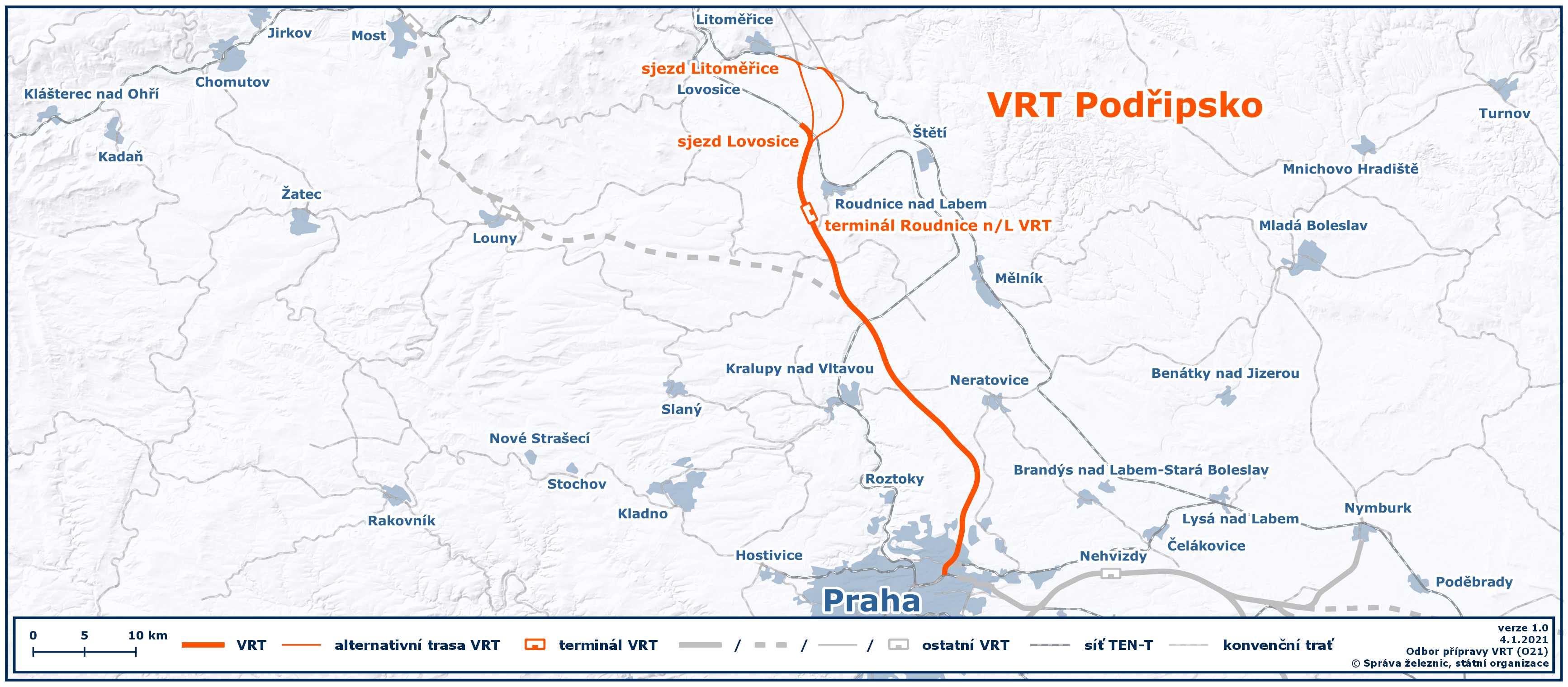 Mapa VRT 4