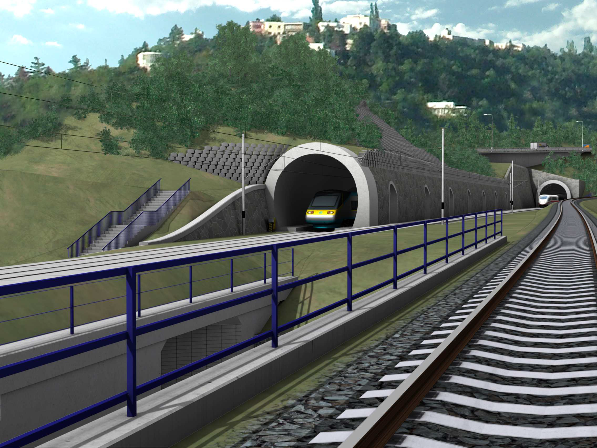 Ilustrace portálů tunelu 1
