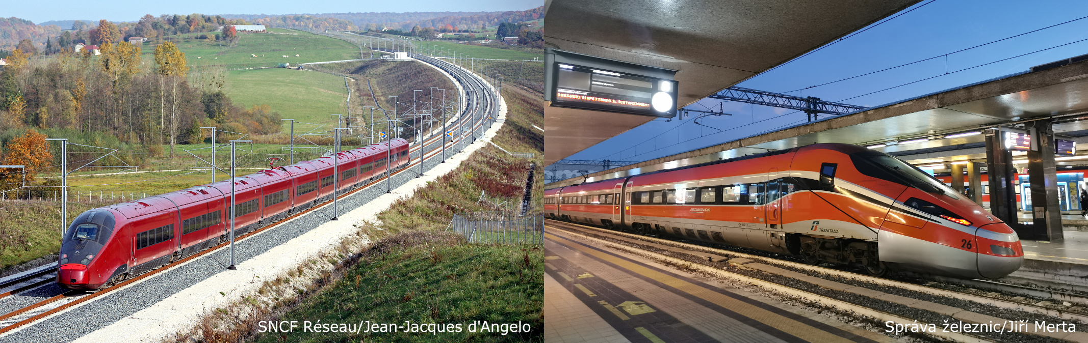 Vysokorychlostní vlaky z Itálie